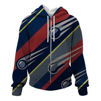 Chromed Comet Racing Stripes printed hoodies