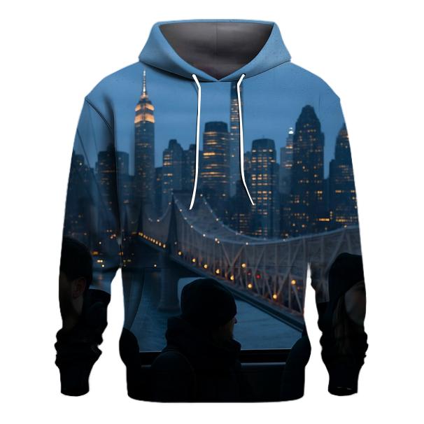 Blue Hour Through The Roosevelt Island Tram lightweight hoodies