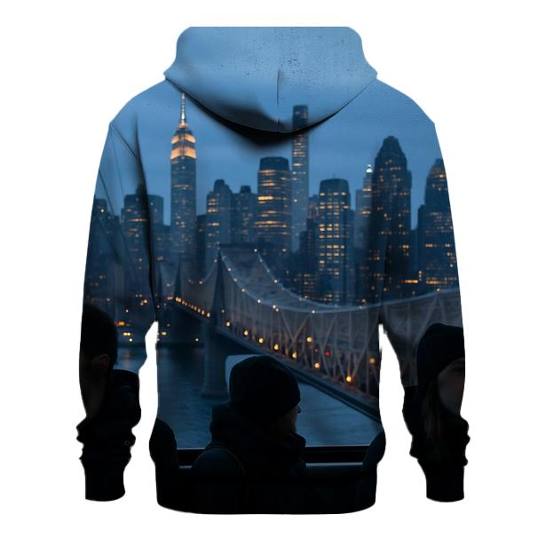 Blue Hour Through The Roosevelt Island Tram lightweight hoodies