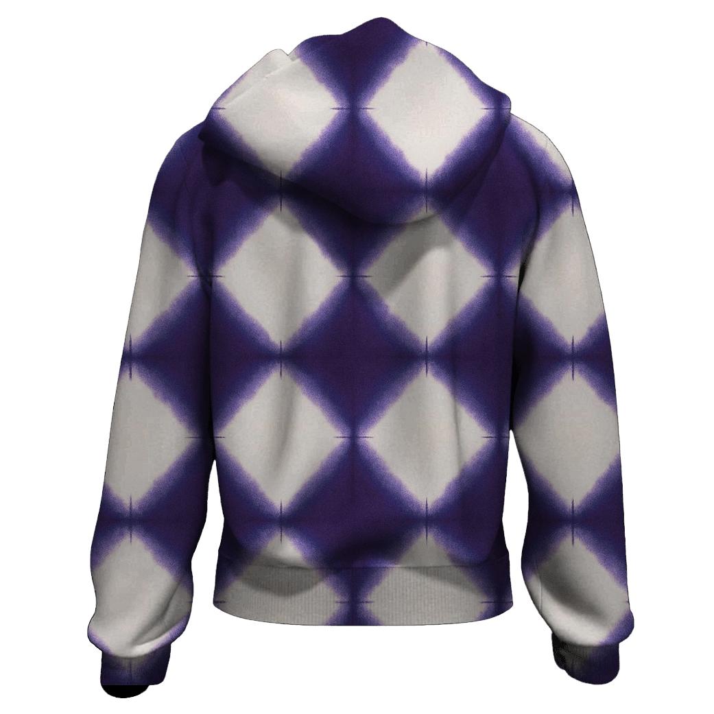 Itajime Nebula Lattice Clamp Resist designer hoodies