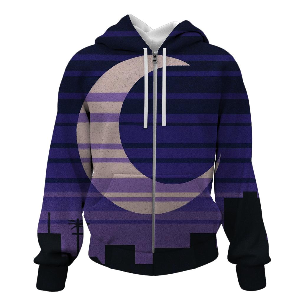 VHS Moonlight Tracking Bars lightweight hoodies
