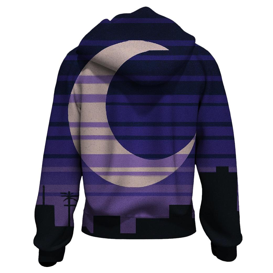 VHS Moonlight Tracking Bars lightweight hoodies