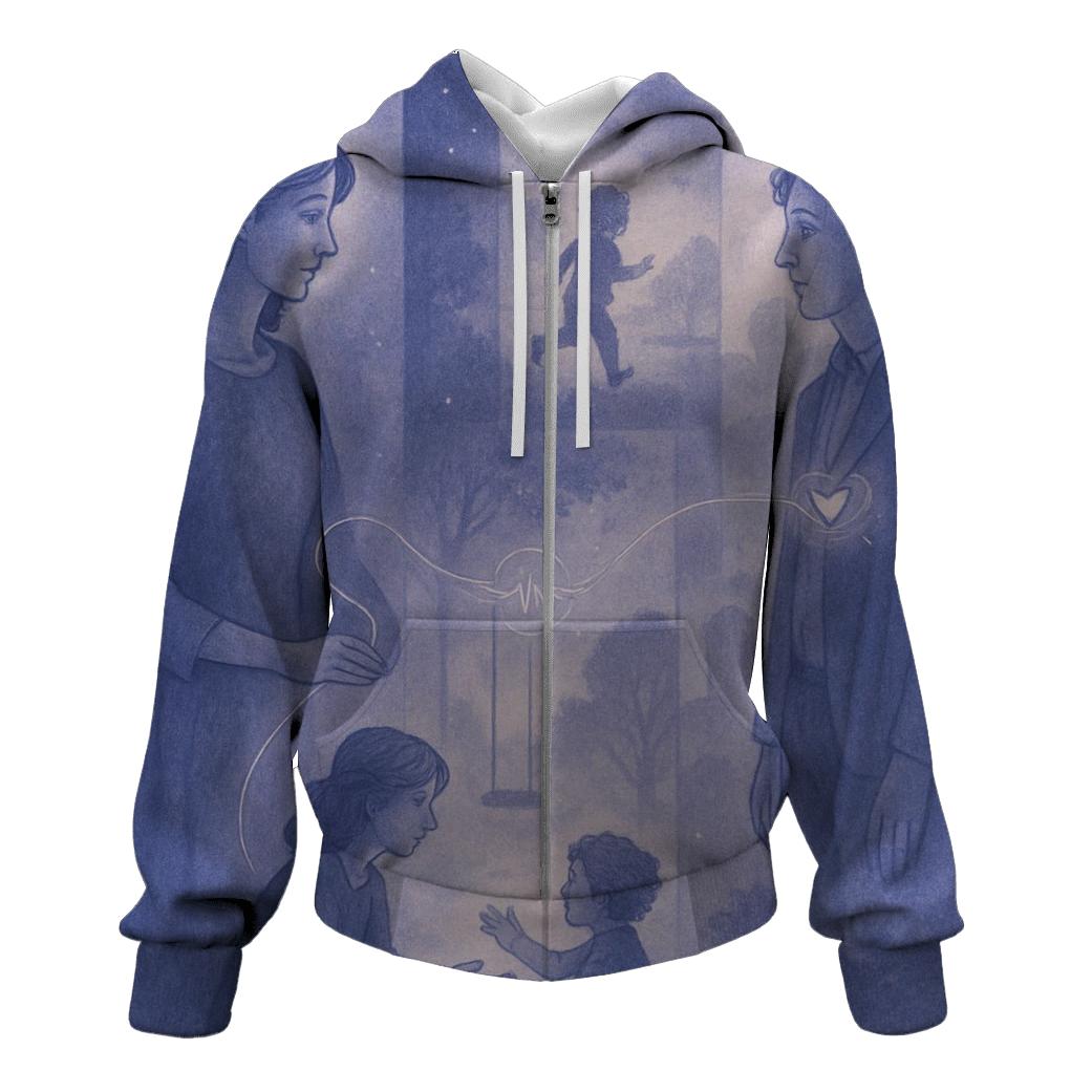 The Invisible Thread That Tethers Two Hearts Across Every Distance lightweight hoodies