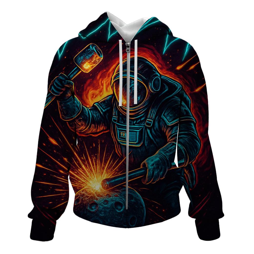 Aurora Forge Supernova Smith printed hoodies