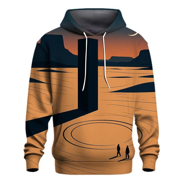 Desert Monolith Time Portal custom hoodies