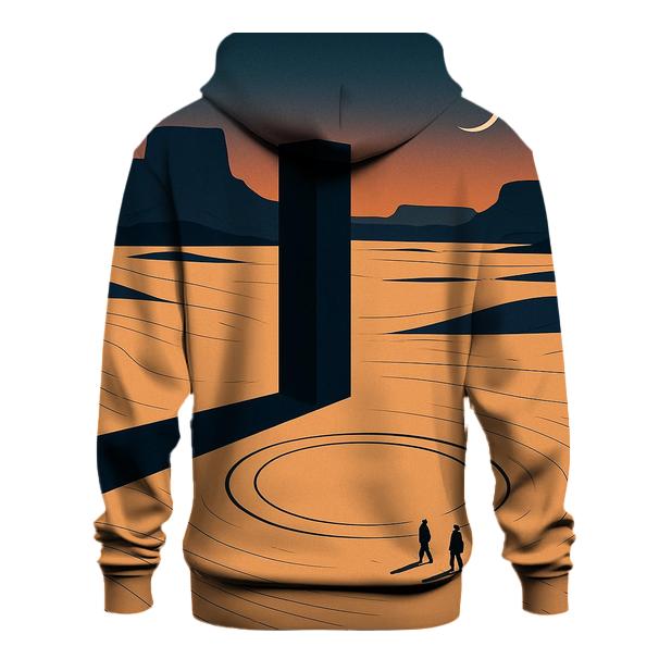 Desert Monolith Time Portal custom hoodies