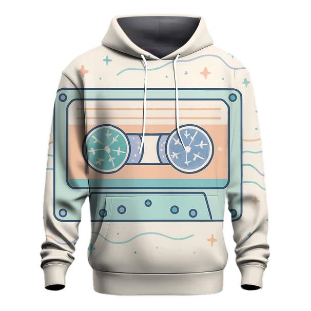 Cassette Constellation Map embroidered hoodies
