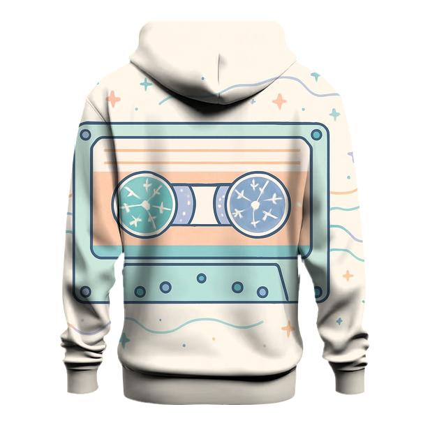 Cassette Constellation Map embroidered hoodies
