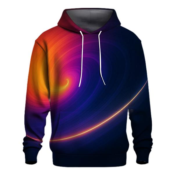Solar Flare Ring Gradient zip-up hoodies