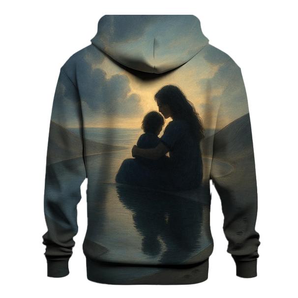 The Quiet Harbor Where Every Storm Learns To Rest embroidered hoodies
