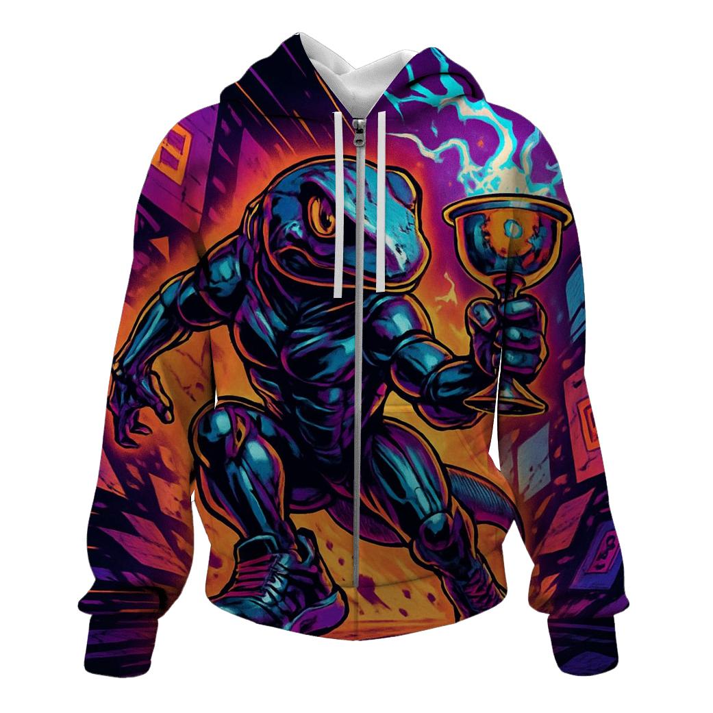 Neon Lizard Grail Runner hoodies fashion