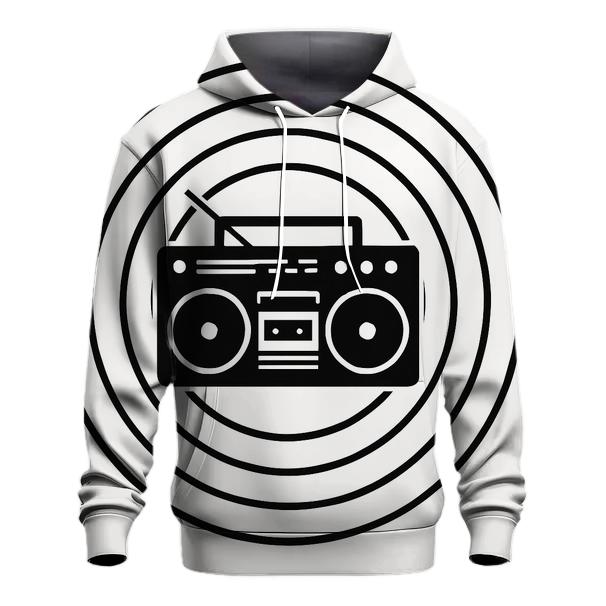 Monochrome Boombox Shadow Cast heavyweight hoodies