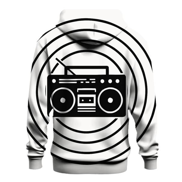 Monochrome Boombox Shadow Cast heavyweight hoodies