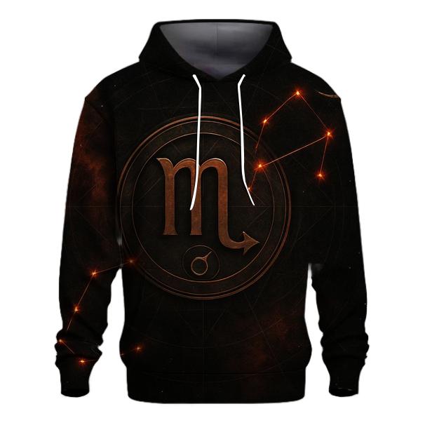 Scorpio Mars Retrograde Talisman Design printed hoodies