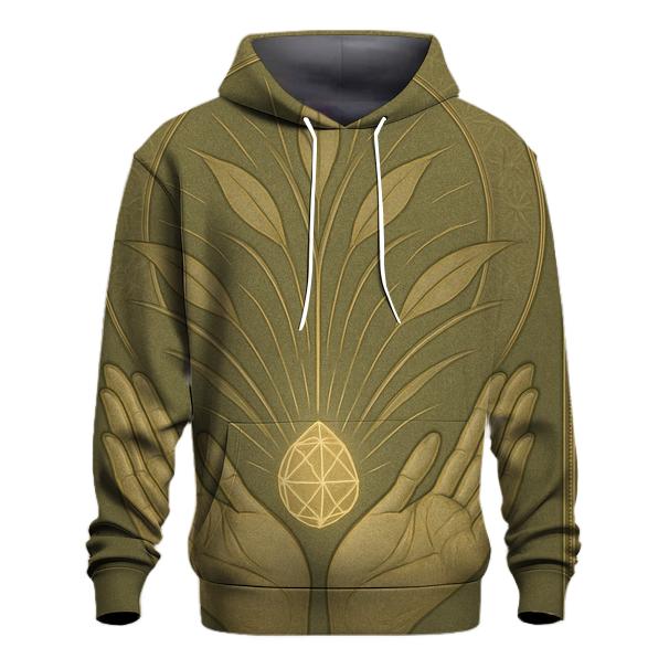 Hands Of Light And Seed Geometry hoodie trends
