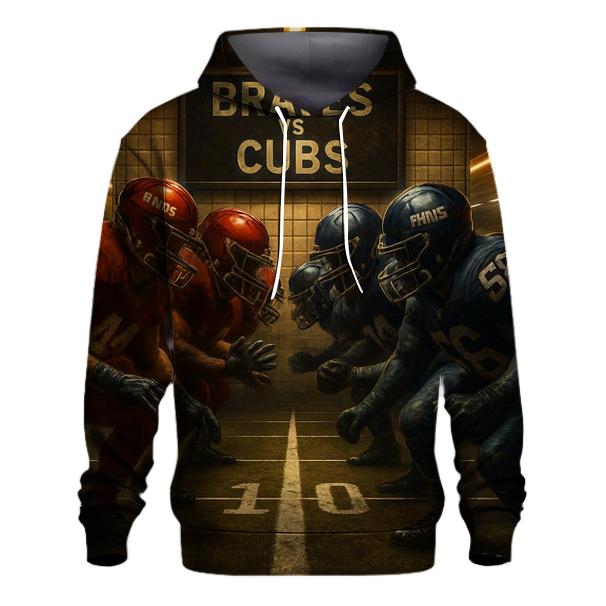 Subway Tunnel Huddle Break Showdown graphic hoodies