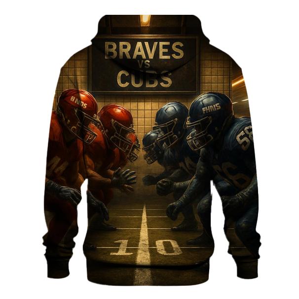 Subway Tunnel Huddle Break Showdown graphic hoodies