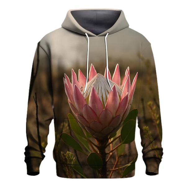 King Protea In Fynbos After A Controlled Burn hoodie designs