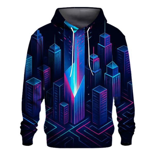 Glitch Prism City Poster hoodie trends