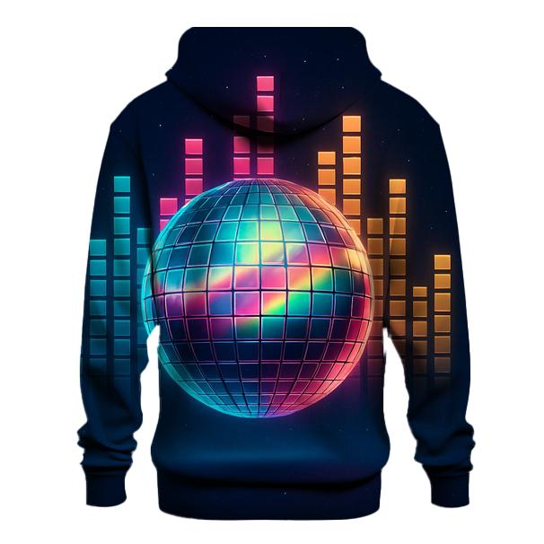 Disco Ball Aurora Grid designer hoodies