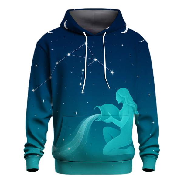 Aquarius Water Bearer Constellation Pour designer hoodies