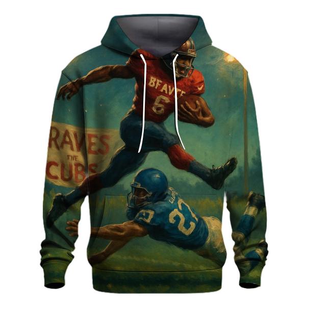 Cornfield Night Lights Rivalry Charge lightweight hoodies
