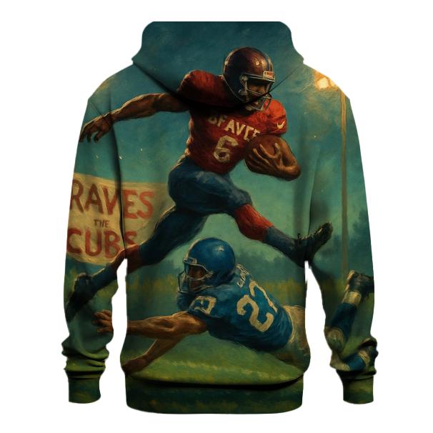 Cornfield Night Lights Rivalry Charge lightweight hoodies