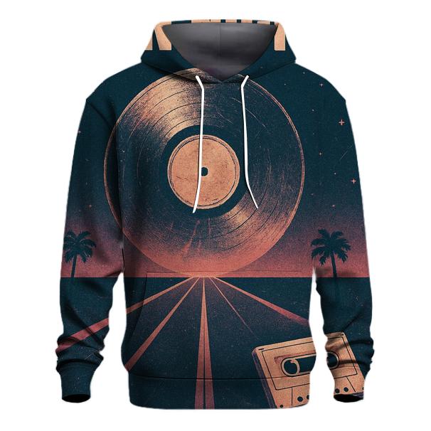 Worn Vinyl Night Drive Poster custom hoodies