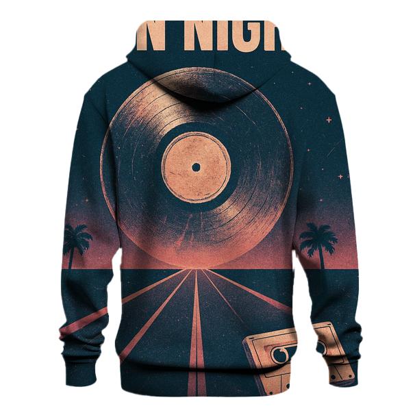 Worn Vinyl Night Drive Poster custom hoodies