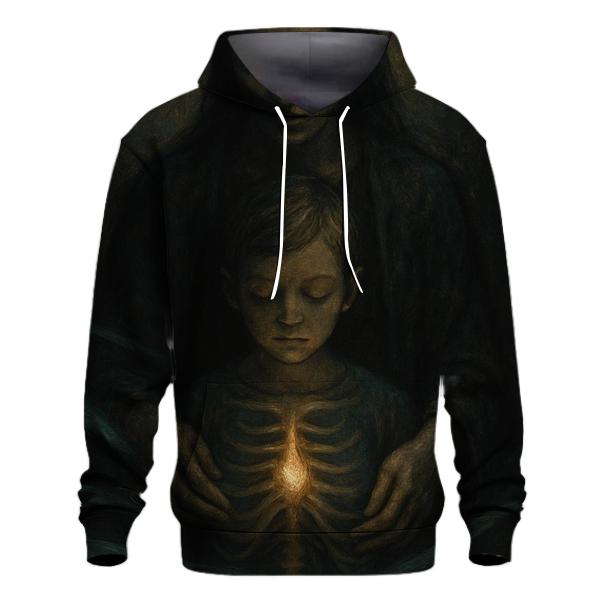 The Candle Within Your Ribs That She Shielded From The Wind premium hoodies