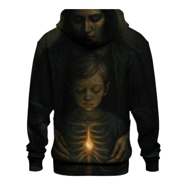The Candle Within Your Ribs That She Shielded From The Wind premium hoodies