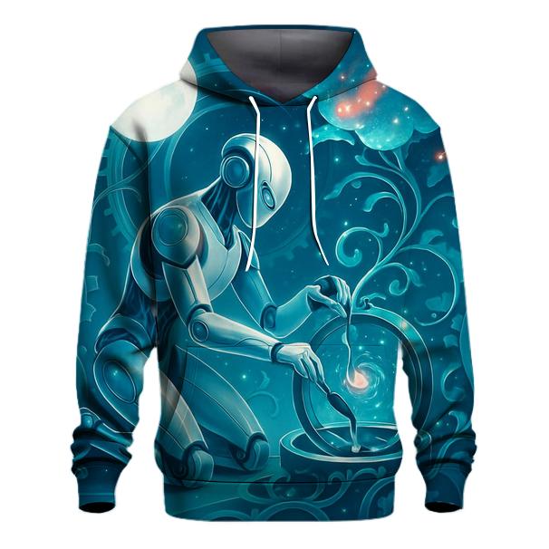 Clockwork Orbit Garden embroidered hoodies