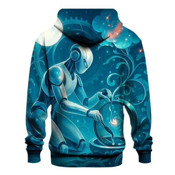 Clockwork Orbit Garden embroidered hoodies