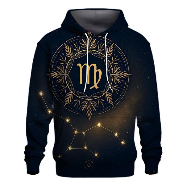 Virgo Harvest Maiden Celestial Mandala custom hoodies