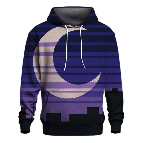 VHS Moonlight Tracking Bars zip-up hoodies