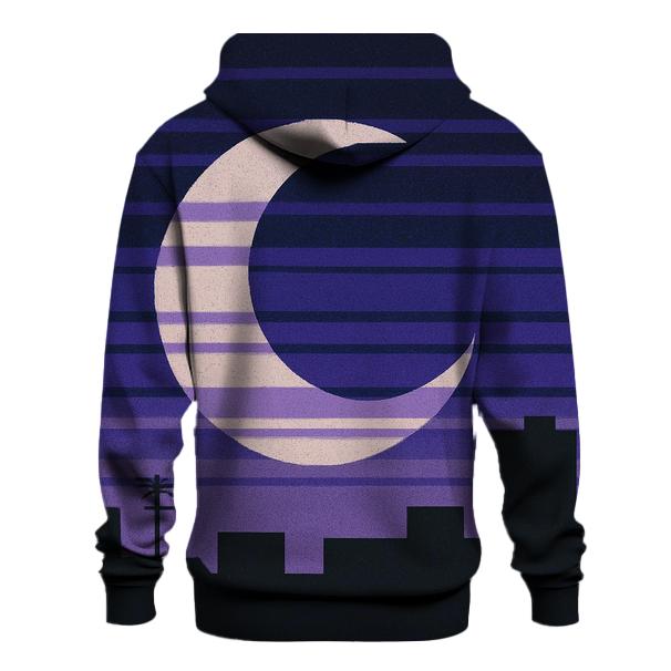 VHS Moonlight Tracking Bars zip-up hoodies