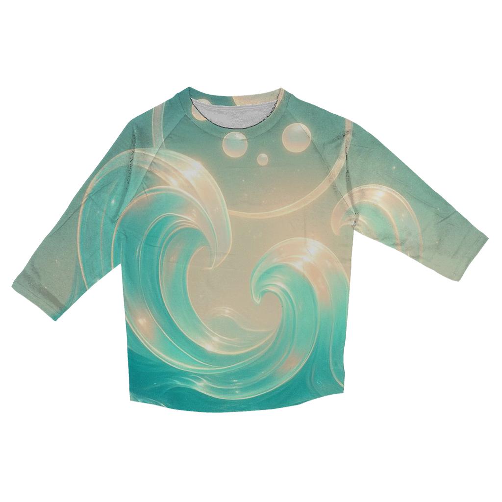 Prismatic Tide Cathedral custom 3/4 sleeve shirts