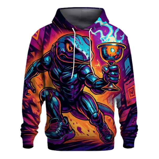 Neon Lizard Grail Runner zip-up hoodies