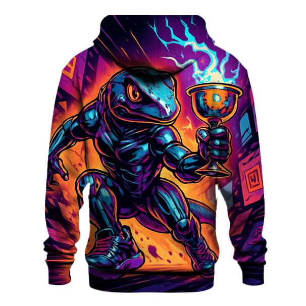 Neon Lizard Grail Runner zip-up hoodies