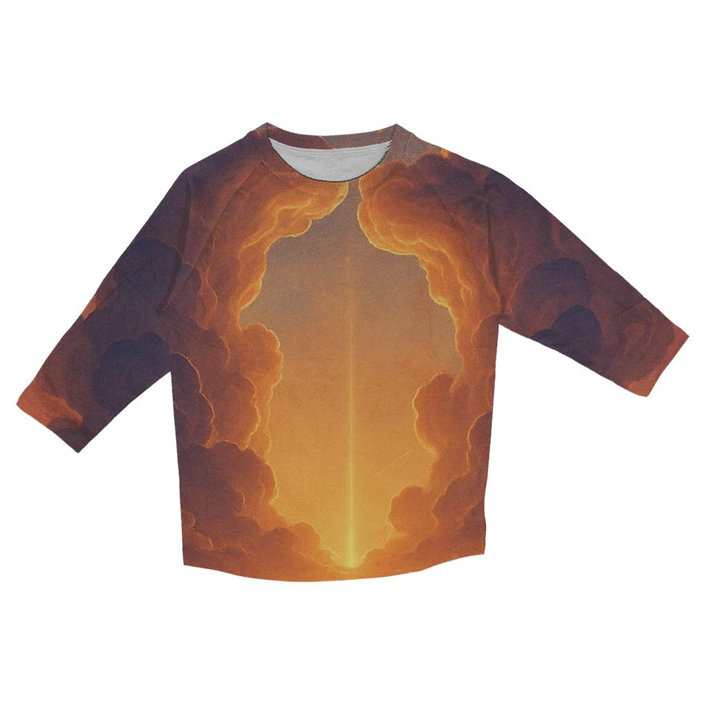 Cloud Cathedral Afterglow fashion 3/4 sleeve shirts