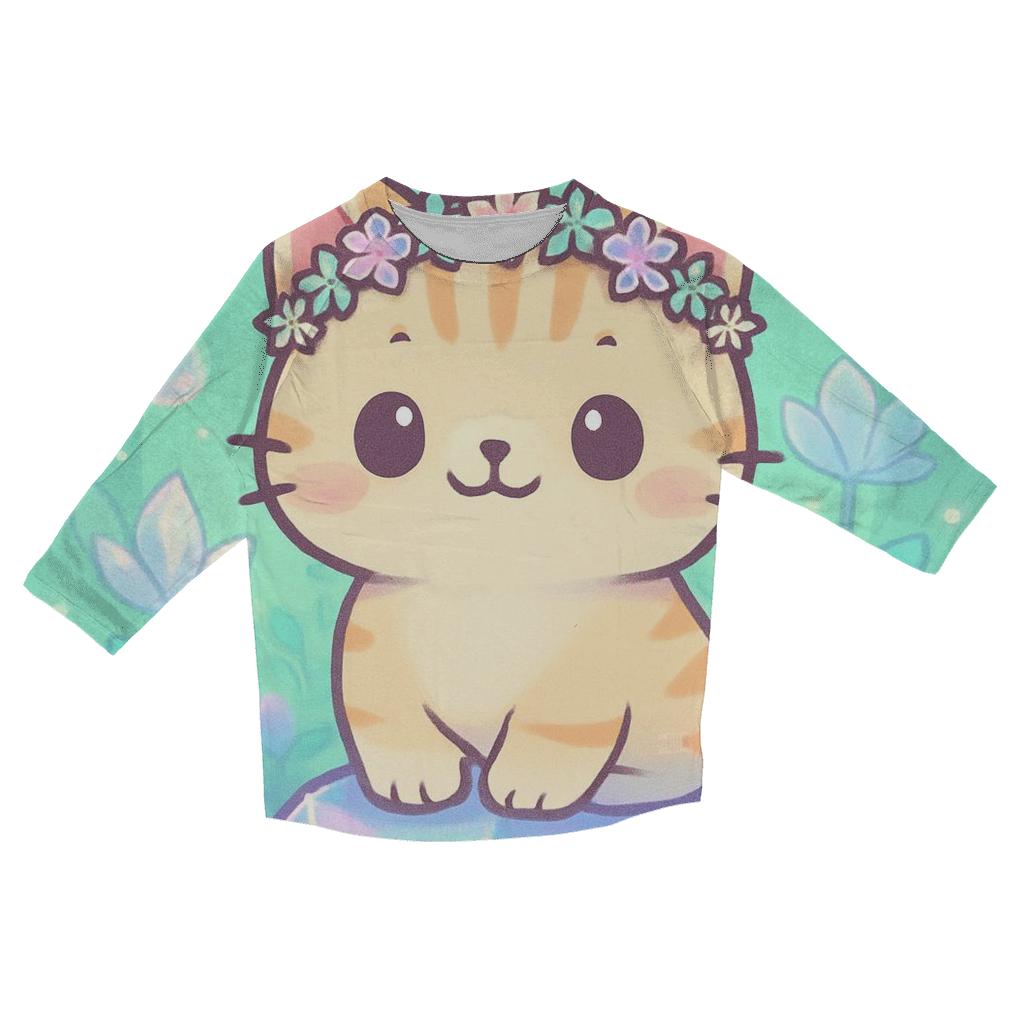 Crystal Garden Flower Crown Keeper personalized 3/4 sleeve tees