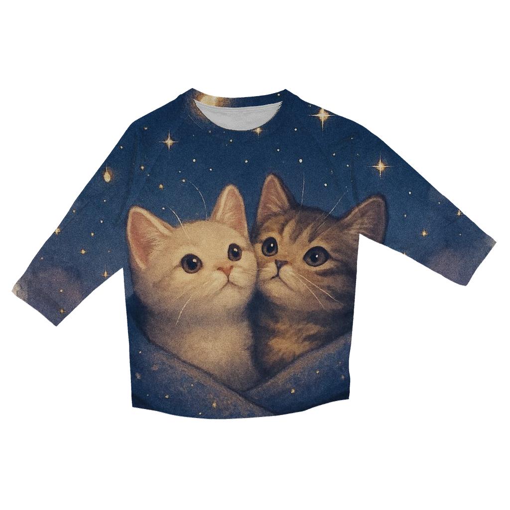 Stargazer Blanket Nest Comet Glow fashion 3/4 sleeve shirts