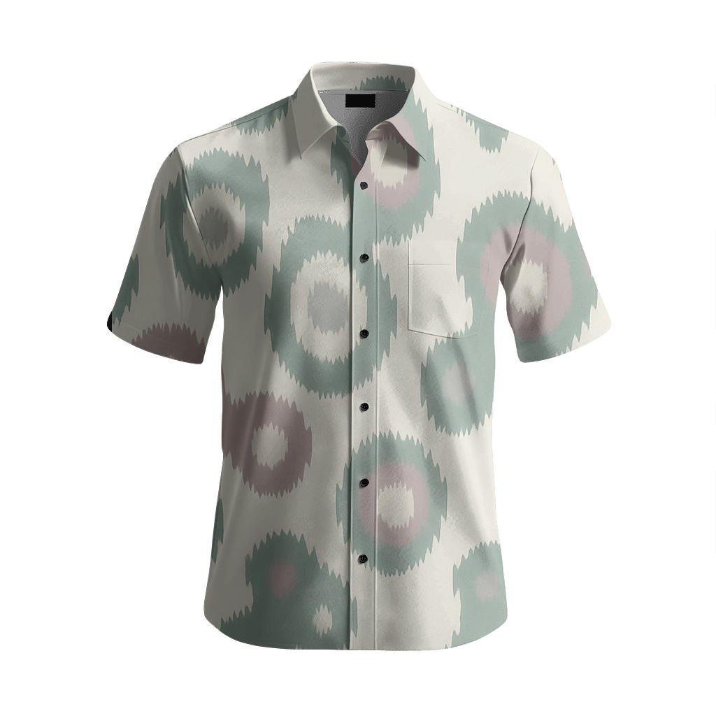 Biomorphic Nebula Ikat Cellular Drift unique embroidered patterns