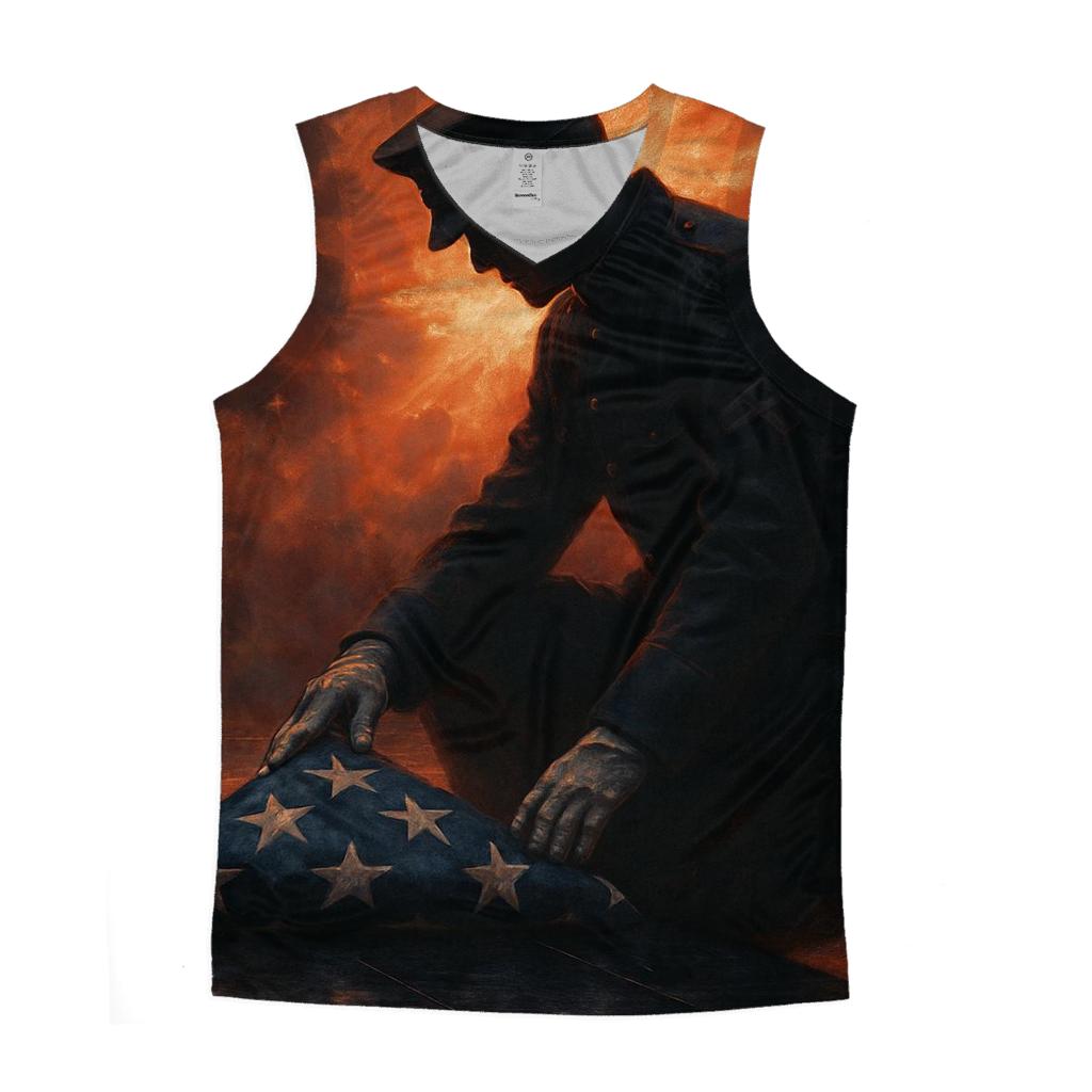 Afterglow Sentinel Over The Folded Colors designer workout tanks