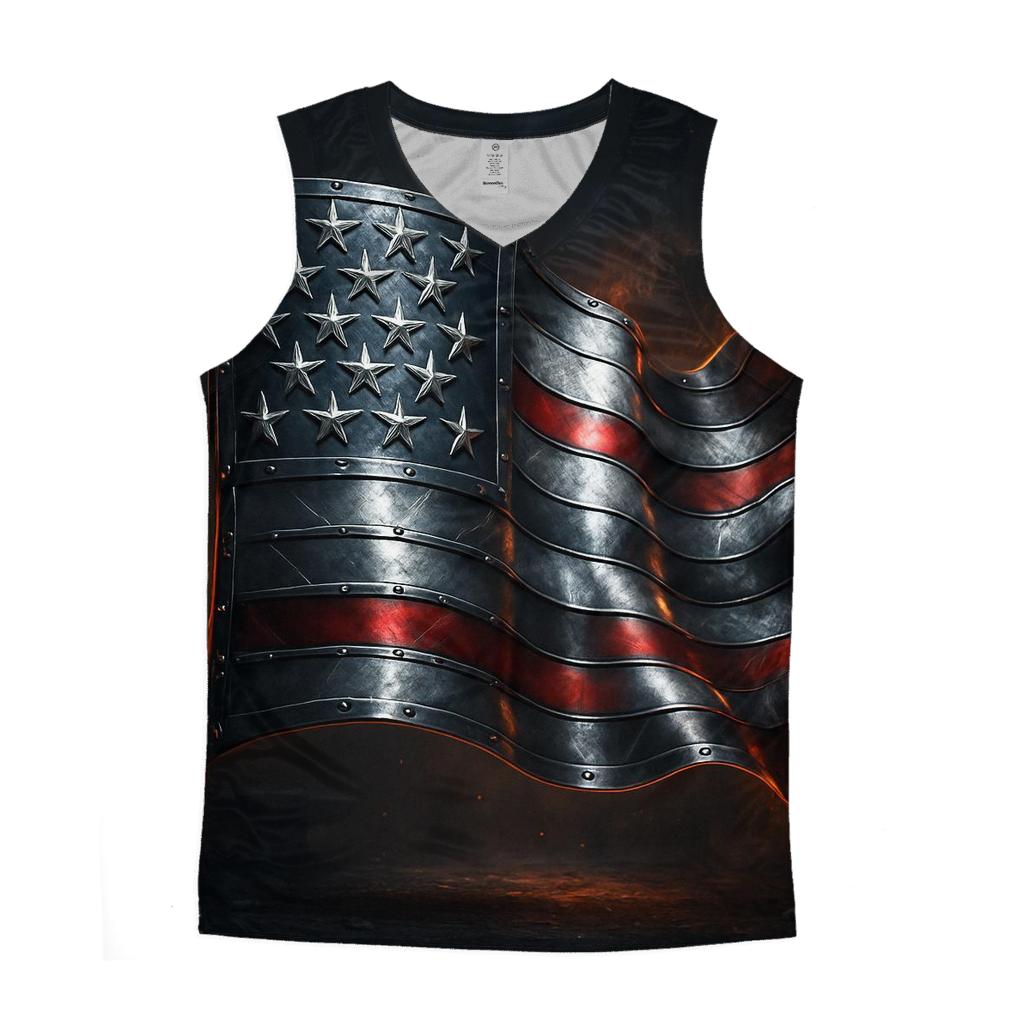 Midnight Forge Flag stylish racerback tanks