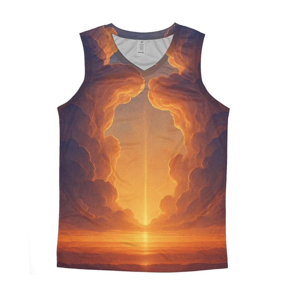 Cloud Cathedral Afterglow graphic print tank tops