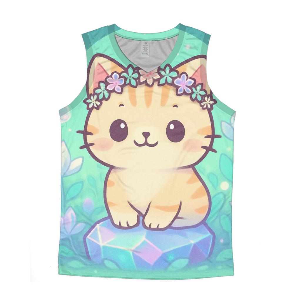 Crystal Garden Flower Crown Keeper stylish racerback tanks