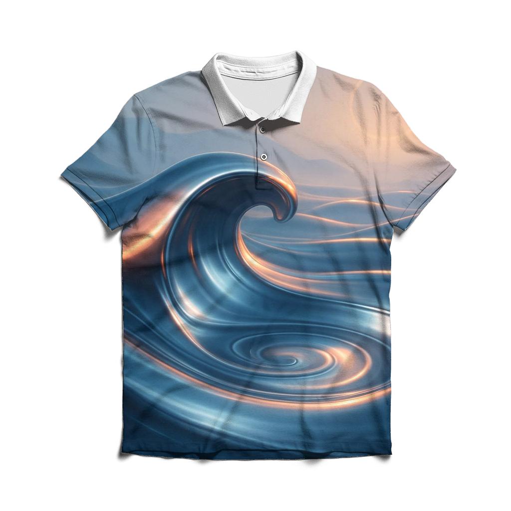 Chrome Drift Mirage Dunes branded logo polo shirts