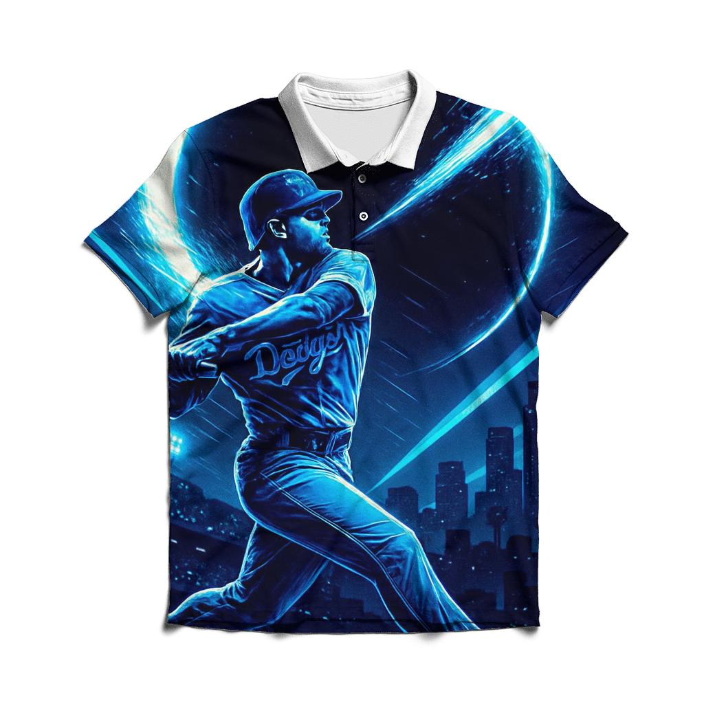 Neon Stadium Eclipse Slam premium cotton polo shirts