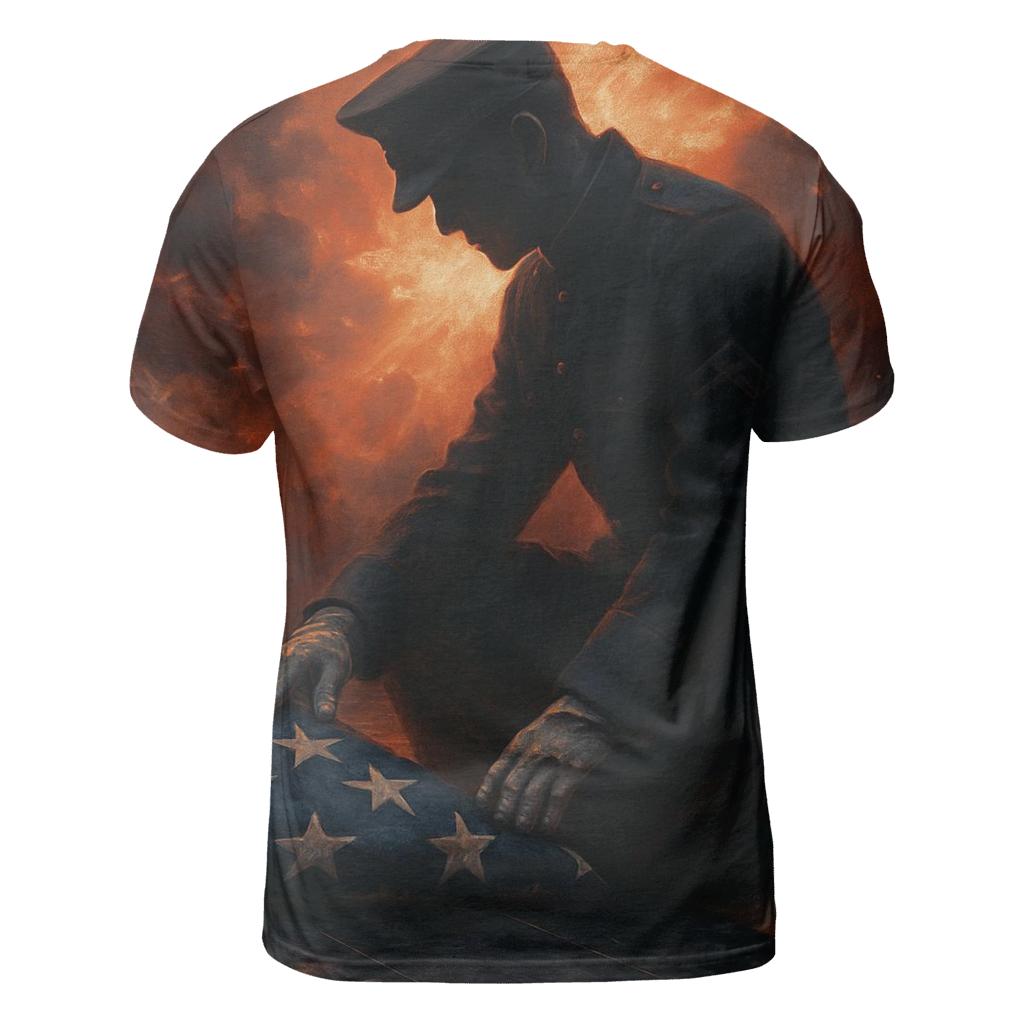 Afterglow Sentinel Over The Folded Colors trendy printed shirt styles